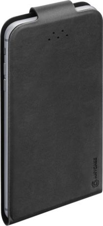 Чехол универсальный для сотового телефона AnyCase Flip для смартфонов 3,5"-4,3", черный