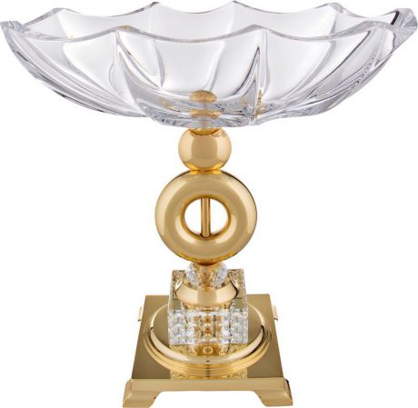 Декоративная чаша Lefard, 322-248, золотистый, 38 х 20 х 36 см