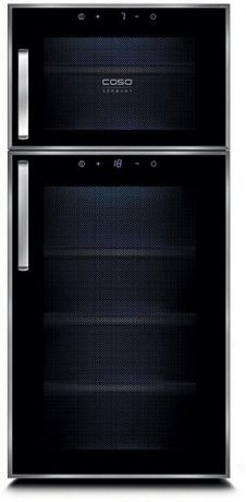 Холодильник винный CASO WineDuett Touch 21, черный