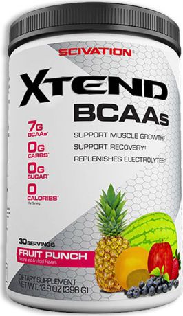 BCAA Scivation Икстенд, фруктовый пунш, 396 г