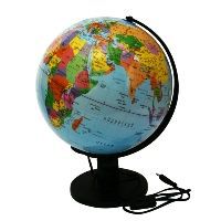 Глобус "Rotondo" с политической картой мира, с подсветкой. Диаметр 32 см