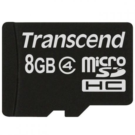 Transcend microSDHC Class 4 8GB карта памяти