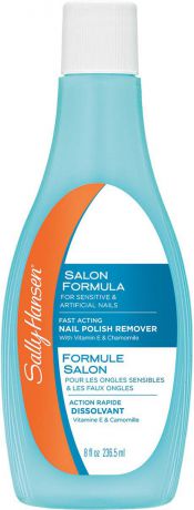 Sally Hansen Жидкость для снятия лака "Salon Formula For Artificial & Sensitive Nails", для искусственных и чувствительных ногтей, 236,5 мл