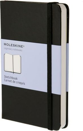 Moleskine Скетчбук Classic Pocket 40 листов без разметки цвет черный
