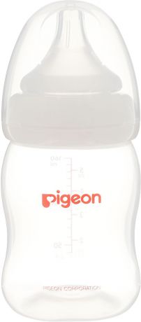 PIGEON Бутылочка для кормления Перистальтик Плюс 160мл PP