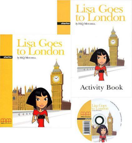 Graded Readers: Starter: Lisa Goes to London (комплект из 2 книг + CD)