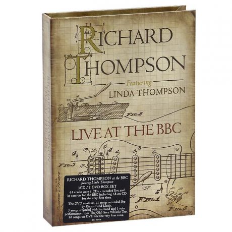 Ричард Томпсон Richard Thompson. Live At The BBC (3 CD + DVD)