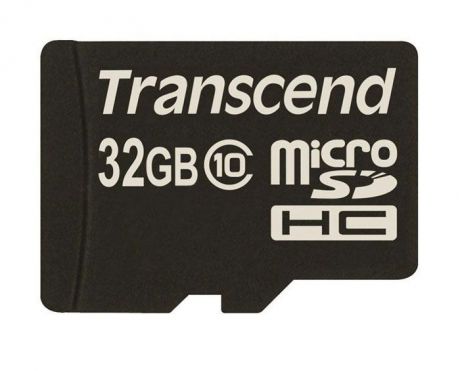 Transcend microSDHC Class 10 32GB карта памяти (TS32GUSDC10)