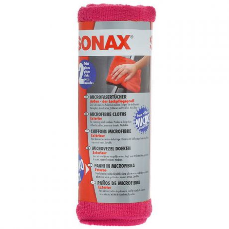 Салфетка "Sonax" для полировки кузова, 2 шт