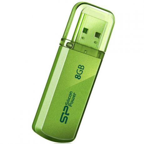 Silicon Power Helios 101 8GB, Green USB-накопитель