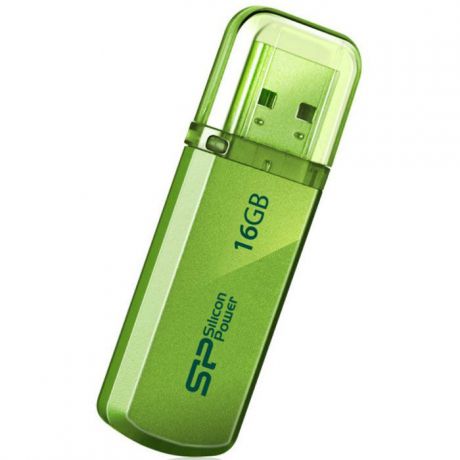 Silicon Power Helios 101 16GB, Green USB-накопитель
