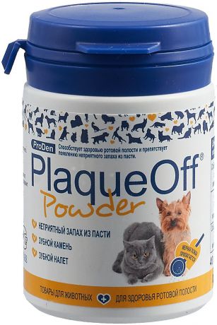 Средство для профилактики зубного камня ProDen "PlaqueOff", для кошек и собак, 40 г