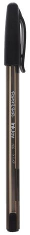 Ручка шариковая INKJOY 100, с колпачком, треугольный корпус, черная, 0,5 мм