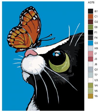 Картина по номерам Живопись по номерам A376