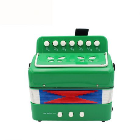 Детский музыкальный инструмент Future Star FF-7K/GR гармошка детская, зеленый