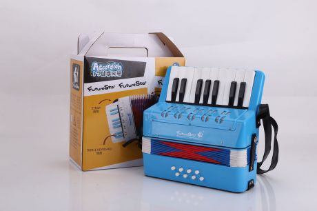 Детский музыкальный инструмент Future Star FF-17K/LBL аккордеон детский, голубой