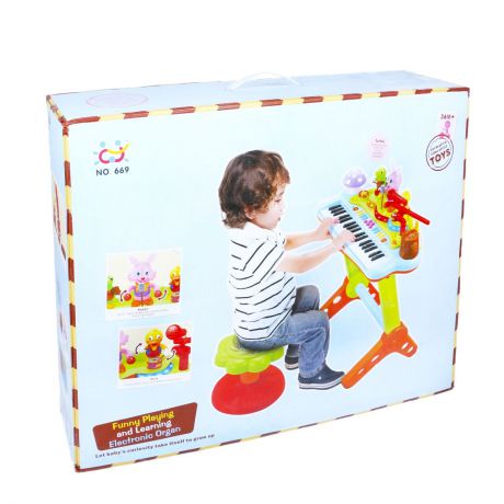 Детский музыкальный инструмент JT TOYS 669/ салатовый, красный