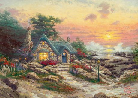 Пазл Gibsons "Cottage by the Sea"