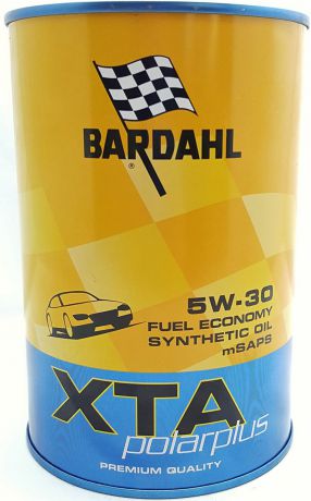 Масло моторное Bardahl "ХТА", синтетическое, 5W-30, 1 л