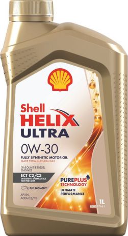 Моторное масло Shell Helix Ultra ECT C2/C3, синтетическое, 0W-30, 1 л