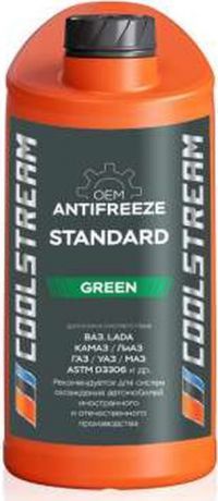 Антифриз CoolStream Standard 40, CS-010201, зеленый, 1 л