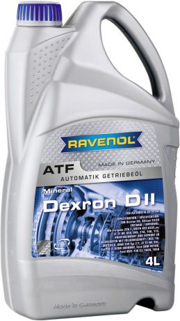 Масло трансмиссионное Ravenol "ATF Dexron DII", полусинтетическое, 4 л