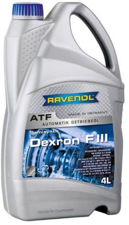 Масло трансмиссионное Ravenol "ATF Dexron F III", полусинтетическое, 4 л
