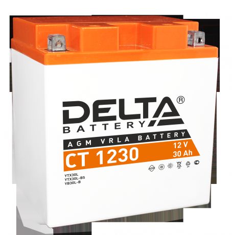 Аккумулятор для мототехники Delta CT 1230