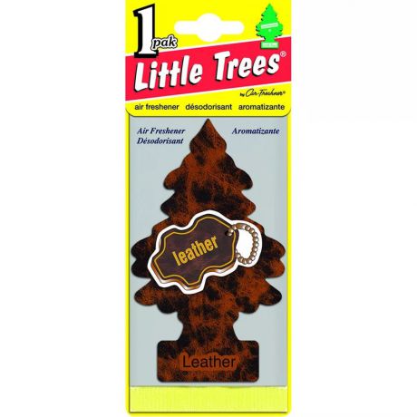 Автомобильный ароматизатор Car-Freshner "Little Trees", кожа, США