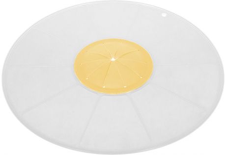 Крышка Marmiton "Защита от брызг", цвет: желтый, диаметр 30 см