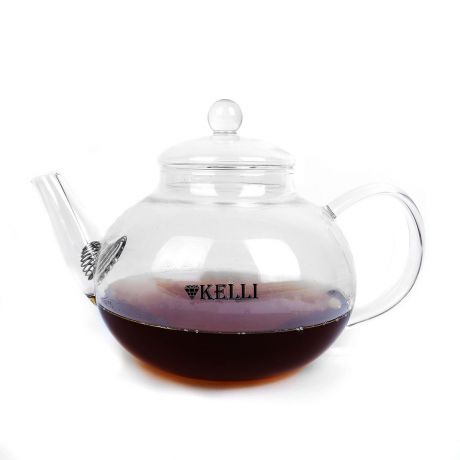 Чайник заварочный Kelli 3078, прозрачный