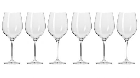 Набор бокалов Krosno "Гармония" для красного вина , KRO-F579601045010150-6, 6 шт по 450 мл