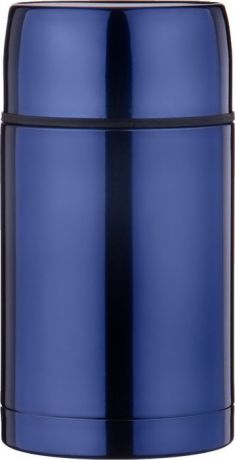 Термос Agness, с широким горлом, 910-073, синий, 1,2 л