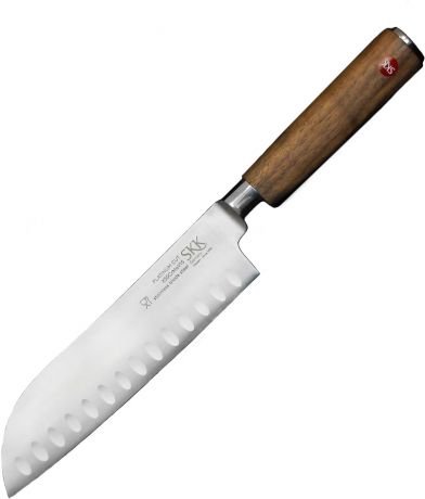 Нож SKK Platinum, сантоку, DMS-1071, длина лезвия 17 см