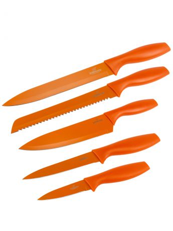 Набор кухонных ножей BOHMANN 5217BH/ОРАНЖЕВЫЙ, оранжевый