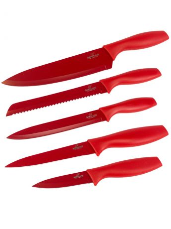 Набор кухонных ножей BOHMANN 5217BH/КРАСНЫЙ, красный