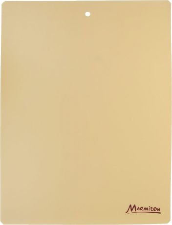 Доска разделочная "Marmiton", гибкая, цвет: бежевый, 38 х 28 см