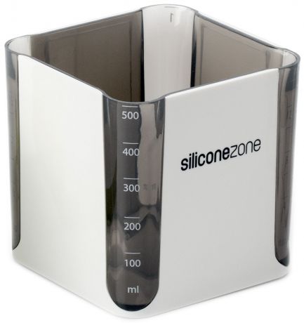 Емкость мерная Silicone Zone, с ложкой, SZ11-KS11663-AE, белый, серый, 520 мл