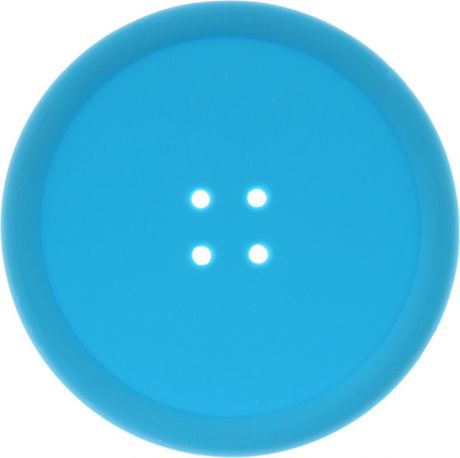 Подставка термостойкая Marmiton "Пуговка", цвет: голубой, диаметр 10 см