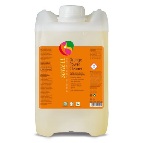 Универсальное чистящее средство Sonett Средство для удаления жирных загрязнений с маслом апельсиновой корки. Экологически чистое. органическое, 5л
