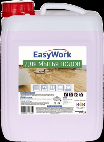 Средство для мытья полов EasyWork, 302760, 5 л
