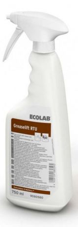 Специальное чистящее средство Ecolab Greaselift RTU, желтый, 0.8