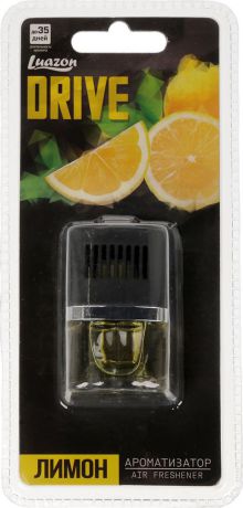 Ароматизатор автомобильный Luazon Drive, лимон, в дефлектор, 1590160
