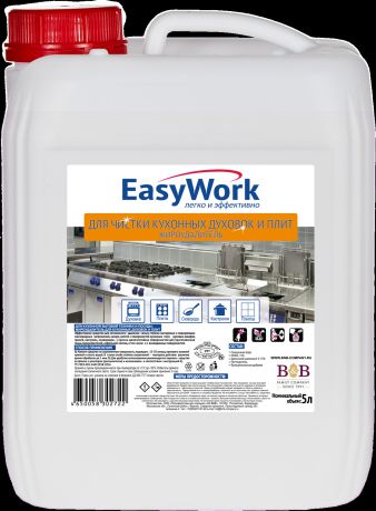 Специальное чистящее средство EasyWork для чистки кухонных духовок и плит, 302722, 5 л