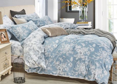 Комплект постельного белья Primavera Classic Бреда, 1090S, синий, 2-х спальный, наволочки 70x70