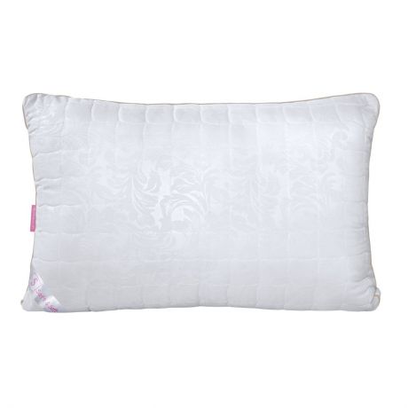 Подушка Традиция Soft&Soft "Бамбук" 2165, микрофибра с тиснением, белый, 50х70 см