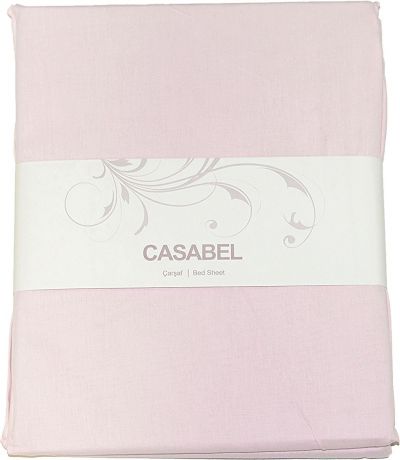 Простыня "Casabel", цвет: розовый, 160 x 240 см