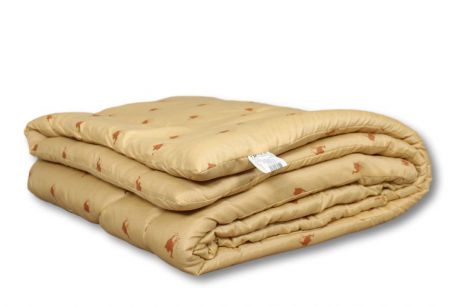 Одеяло Альвитек "Верблюжья шерсть" классическое-всесезонное, 140 х 205 см