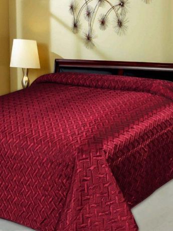 Покрывало DeНАСТИЯ Покрывало на кровать "Палермо", 200*240 см, бордовый
