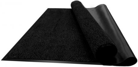 Коврик придверный Vortex "Профи", влаговпитывающий, цвет: черный, 90 х 120 см